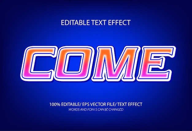 Come editable text effect and editable text style