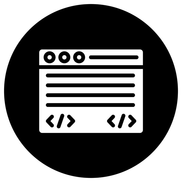 Command line Vector Icon Design Illustration