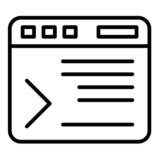 Command Line Vector Illustration Style
