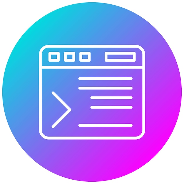 Command Line Vector Illustration Style