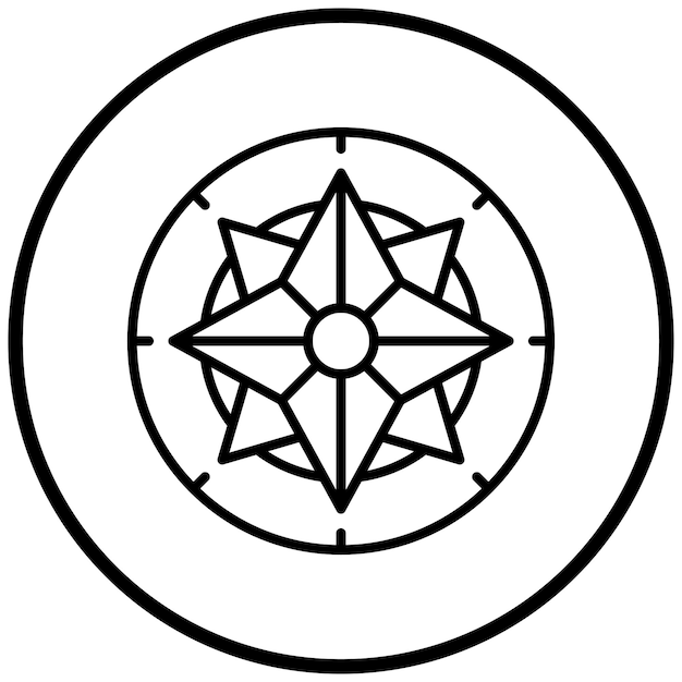 Compass Icon Style