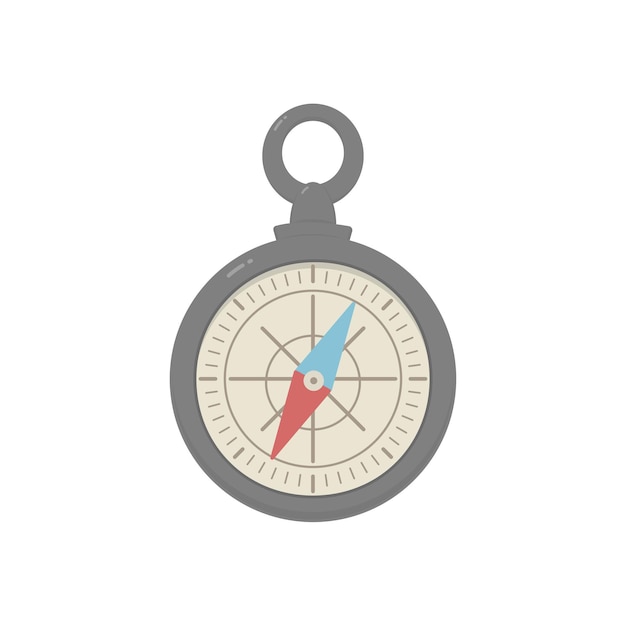 Compass vector illustration Navigation equipment for travel Compass sign
