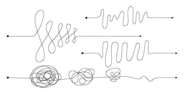 Complex easy simple way from start to idea Chaos simplifying problem solving and business solution