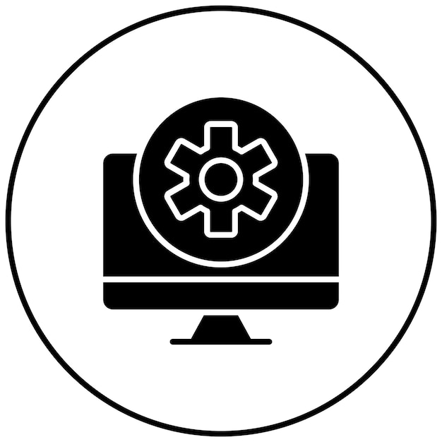 Computer Aided Manufacturing icon vector image Can be used for Factory