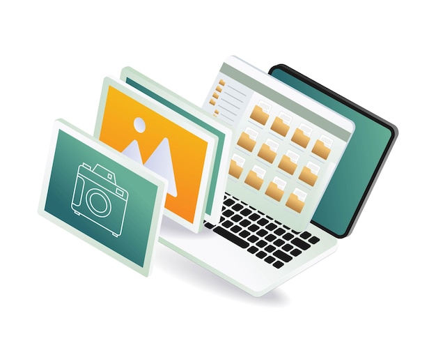 Computer data storage folder