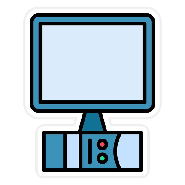 Computer icon vector image Can be used for Business and Finance