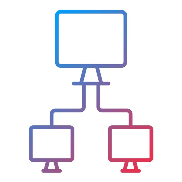 computer networking icon vector image can be used for cloud computing