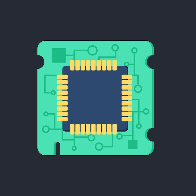Computer Processor Chip