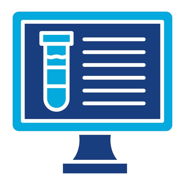 Computer Science Duotone Illustration