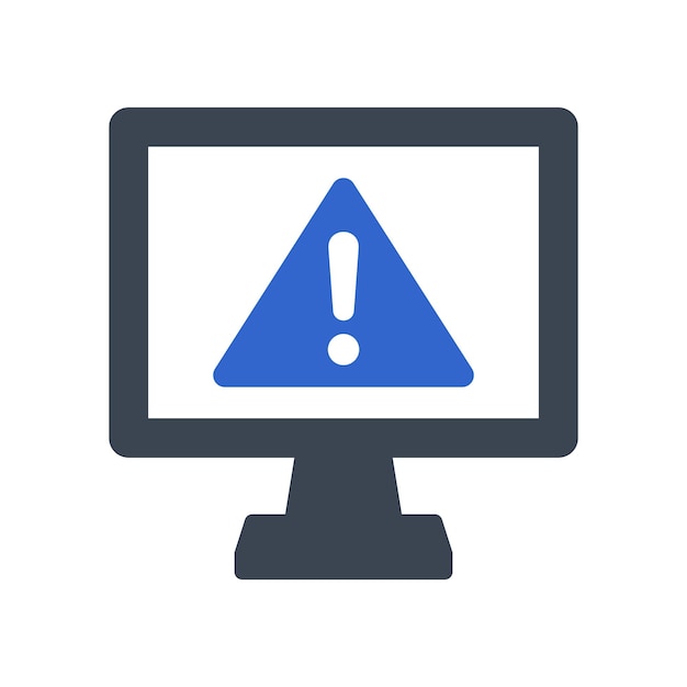Computer warning Icon