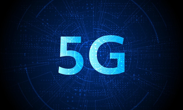 concept of technology 6G mobile network New generation telecommunication highspeed mobile Inter