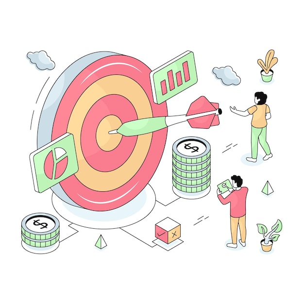 Conceptual design illustration of business target