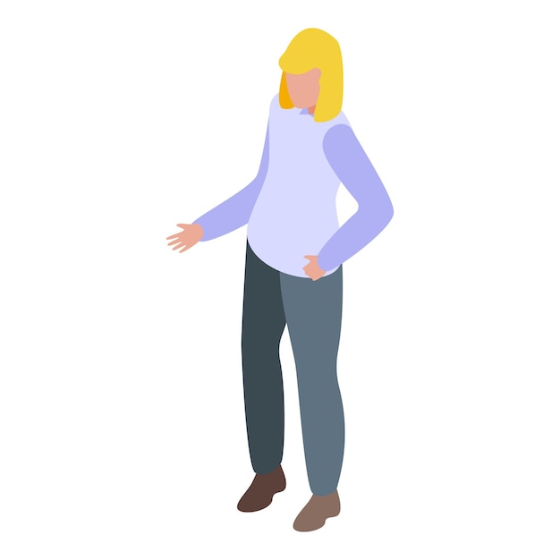 Confident businesswoman gesturing during presentation