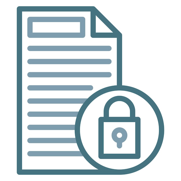 confidential icon vector image can be used for compilance and regulation