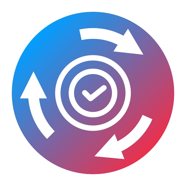 consistency icon vector image can be used for core values