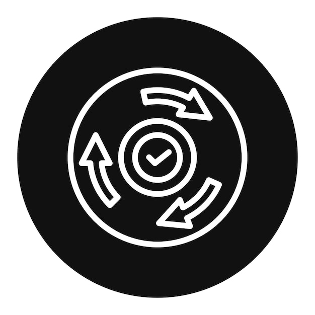 consistency icon vector image can be used for core values