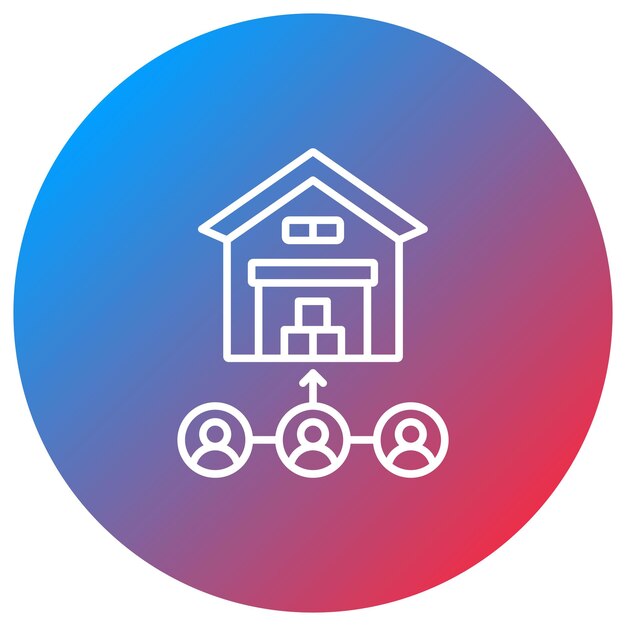 Consumer Direct Logistics icon vector image Can be used for Shipping
