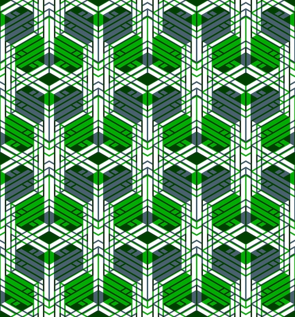 Contemporary abstract endless EPS10 background, three-dimensional repeated pattern. Decorative graphic entwine transparent ornament.