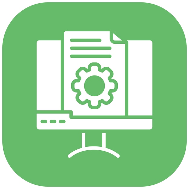 Content Management Vector Illustration Style