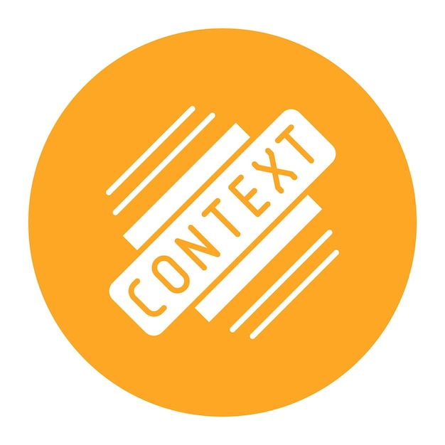 Context icon vector image Can be used for Journalism