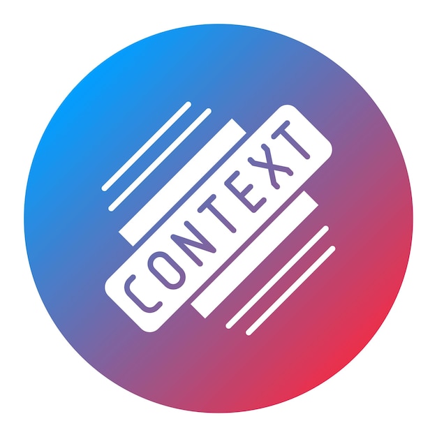 Context icon vector image Can be used for Journalism