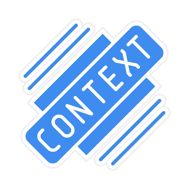 Context icon vector image Can be used for Journalism