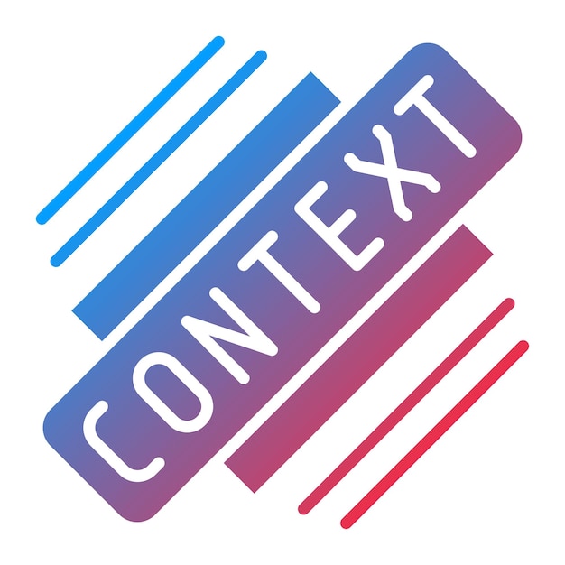 Context icon vector image Can be used for Journalism