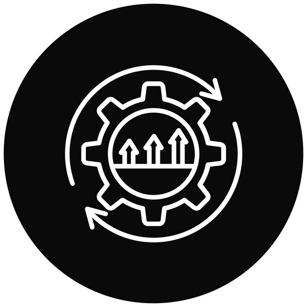 Continuous Improvement vector icon Can be used for Project Assesment iconset