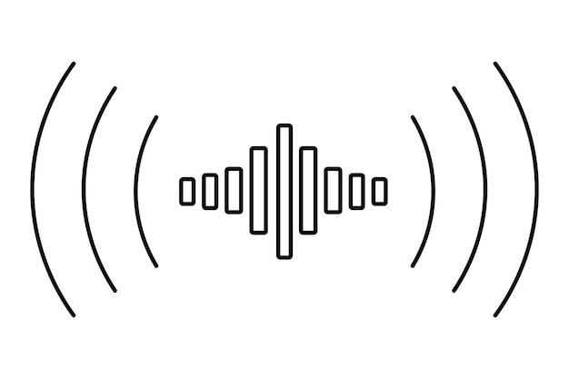 Continuous one line art drawing of music icon simple vector illustration design