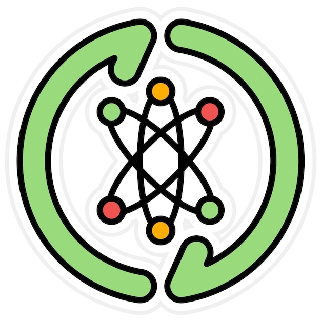 Continuous Updating icon vector image Can be used for Bioengineering