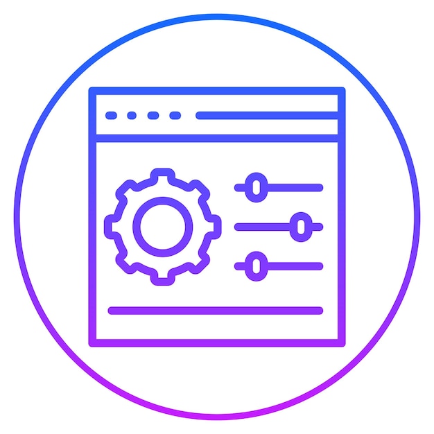 Control Panel Vector Illustration