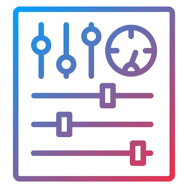 control systems icon vector image can be used for business audit
