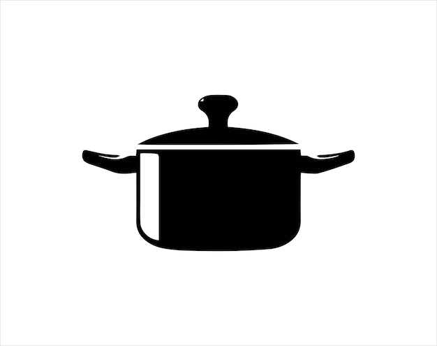 cook icon set black and white design vector illustration