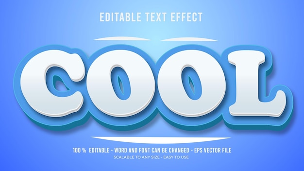 cool editable text effect