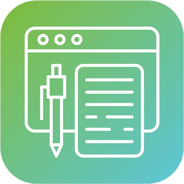 Copywriting Amd Scripting Icon Style