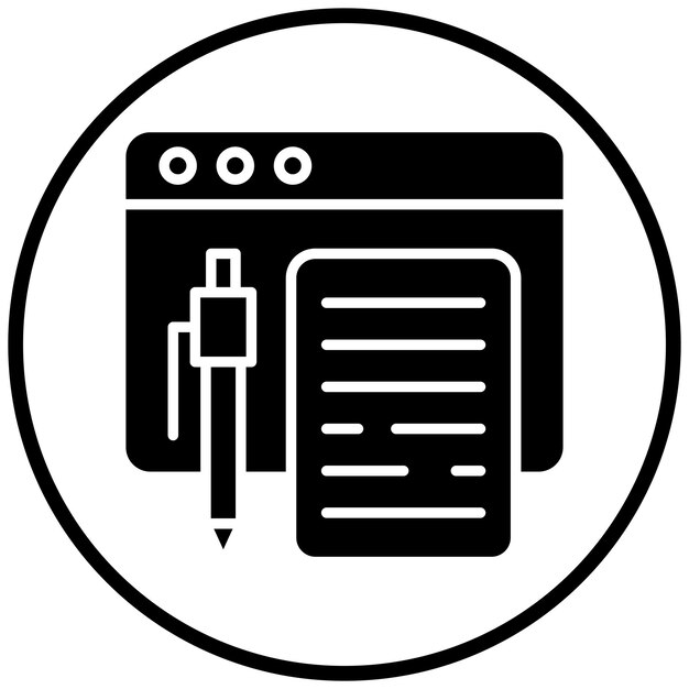Copywriting Amd Scripting Icon Style
