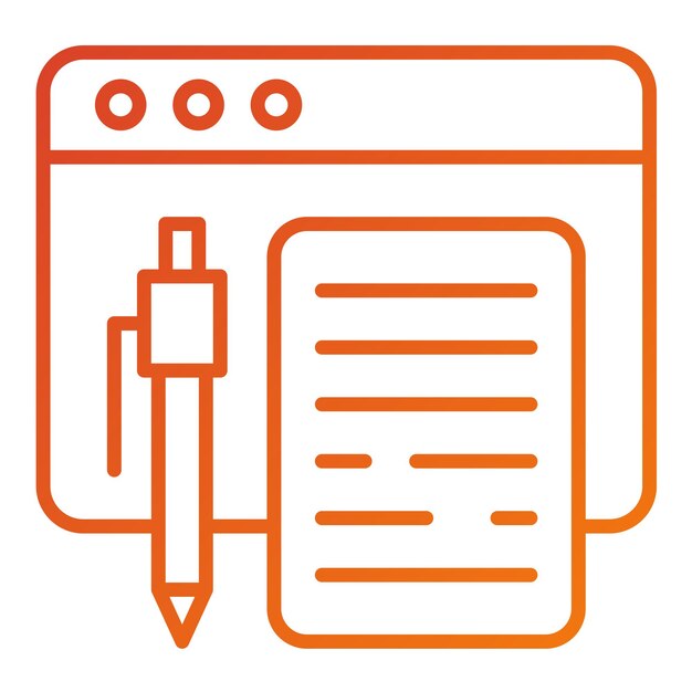 Copywriting Amd Scripting Icon Style
