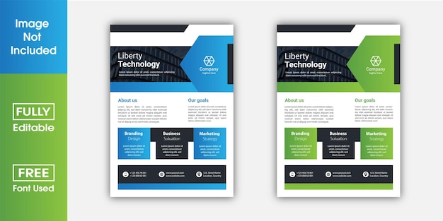 Corporate flyer design for multipurpose Flyer design in A4 size