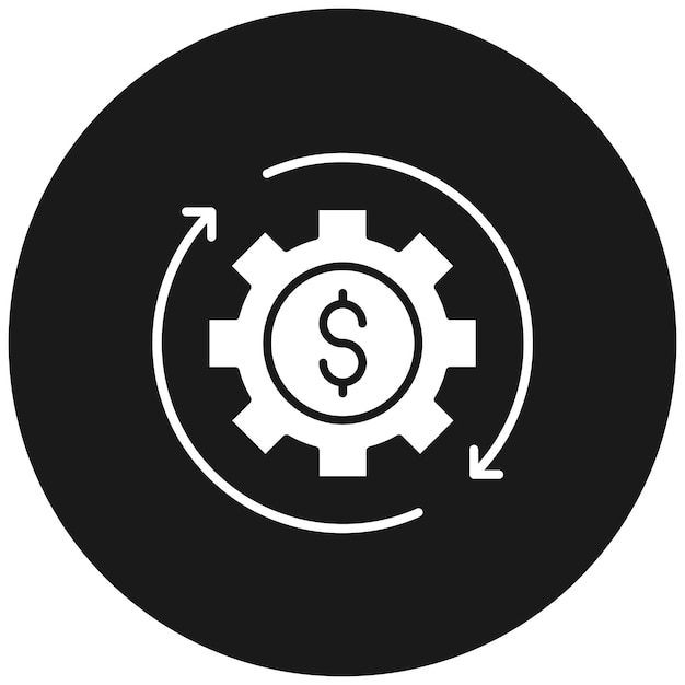 Cost Management vector icon Can be used for Human Resource iconset