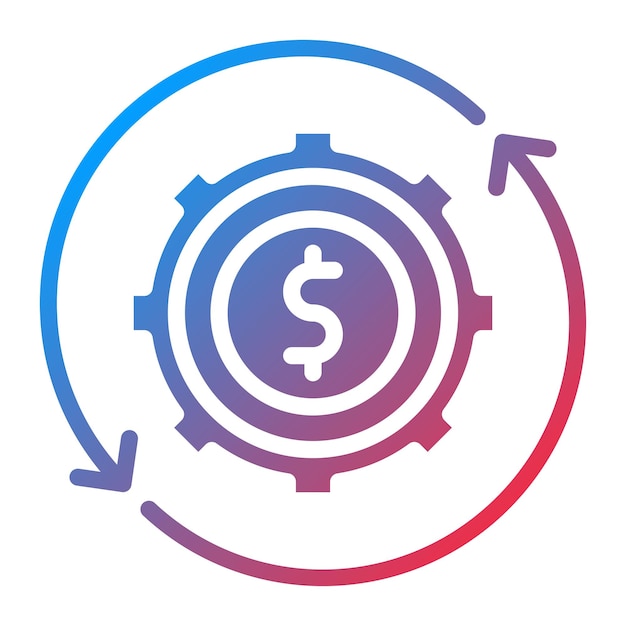 cost optimization icon vector image can be used for mass production