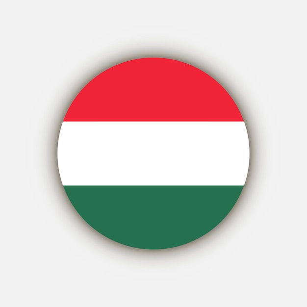 Country Hungary Hungary flag Vector illustration