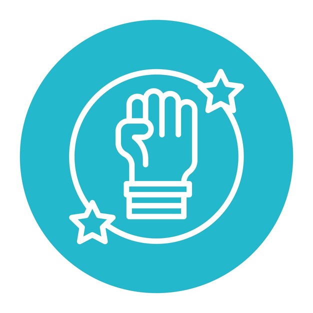 Courage icon vector image Can be used for Core Values
