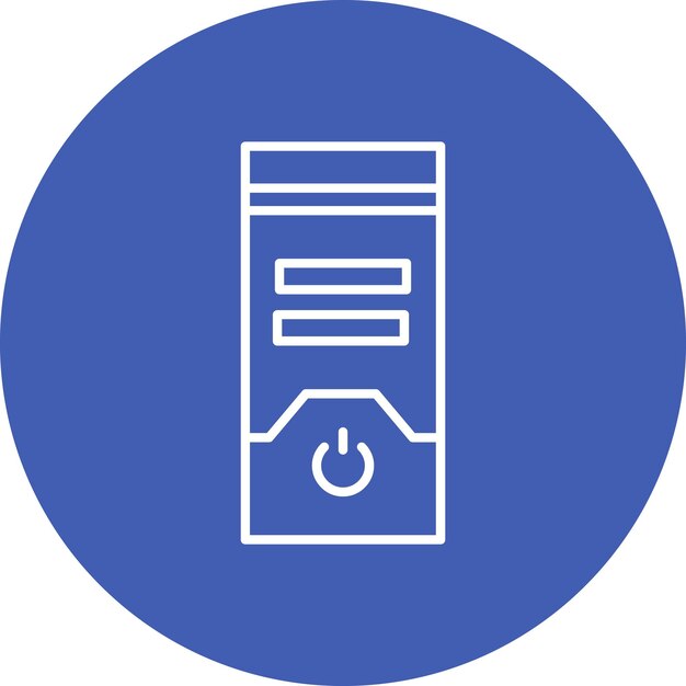 cpu icon vector image can be used for computer and hardware