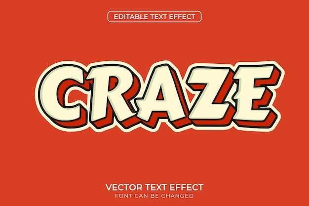 Craze Text Effect