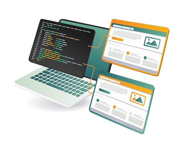 Creating a design layout with a programming language