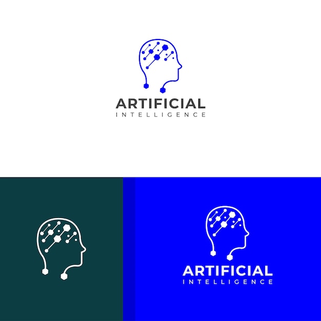 Creative Artificial intelligence logo design