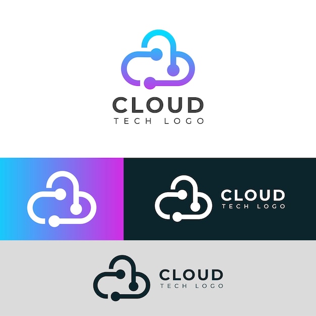 Creative Cloud tech logo design