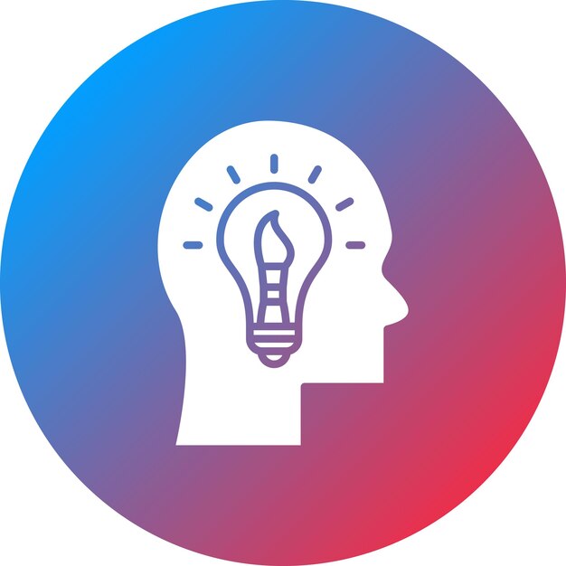 creative idea icon vector image can be used for project management