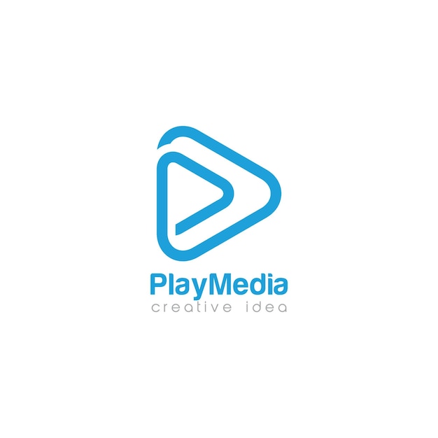Creative Play Media Concept Logo Design