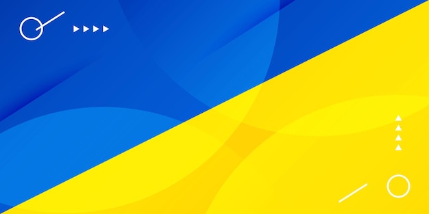 Creative ukraine blue yellow flag color background